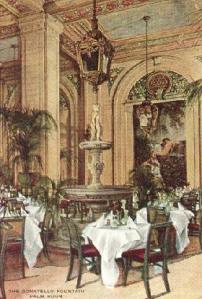 Hotel LaSalle, Palm Room, ca. 1910