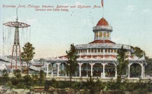 Riverview Park, Carousel and Aerostat Swing, ca. 1910